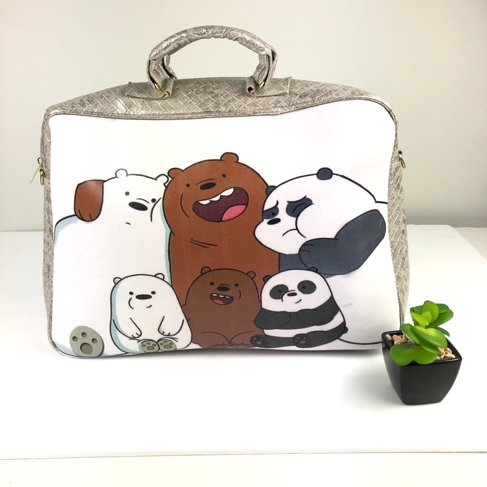 We Bare Bears Shoulder Bag Tote New